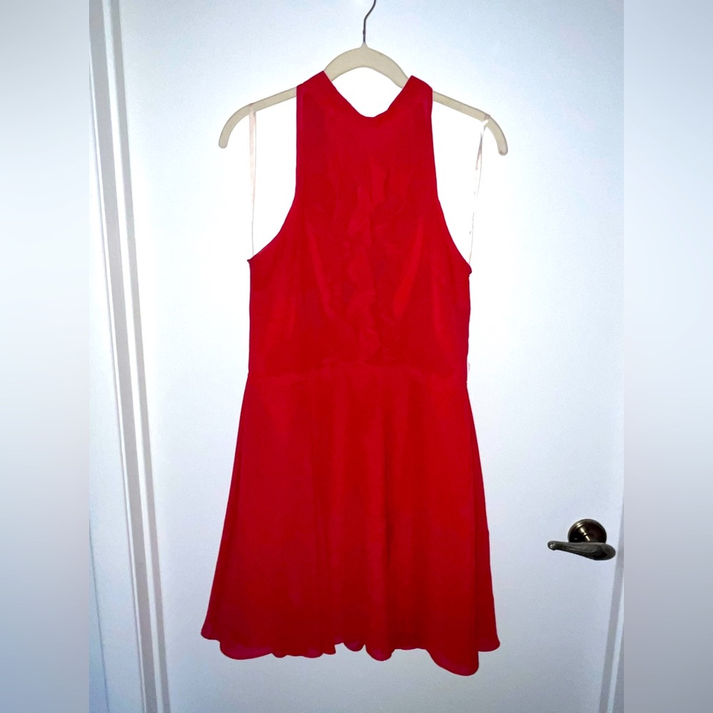 BCBG red dress, size 10 pre owned